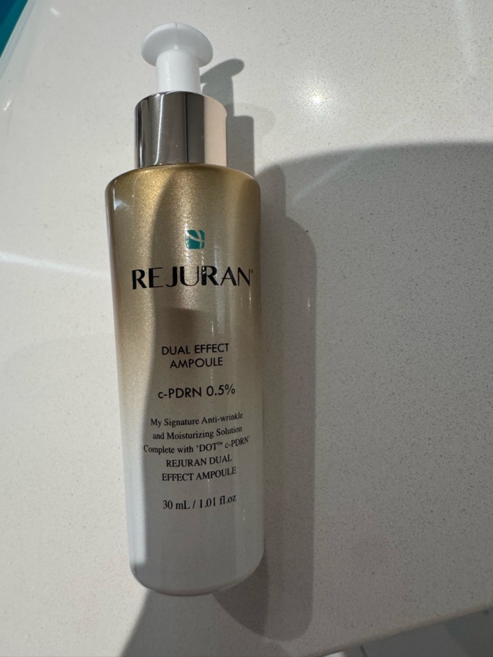 Rejuran Dual Effect Ampoule Serum – Gold & White Anti-Aging Moisturizer